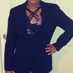 JONES NEW YORK, Casual black blazer.